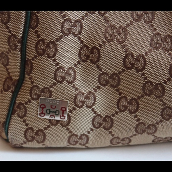 Gucci Shoulder Bag Web Monogram GG Tote - Picture 13 of 15